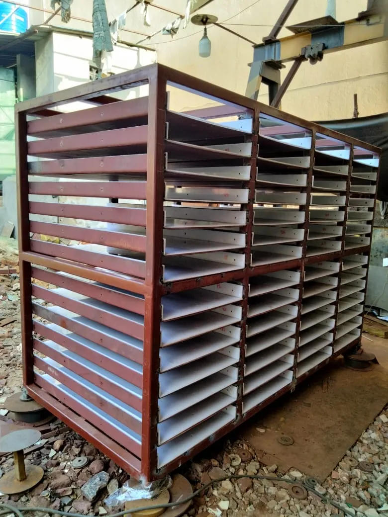 Rack with nylon sheet